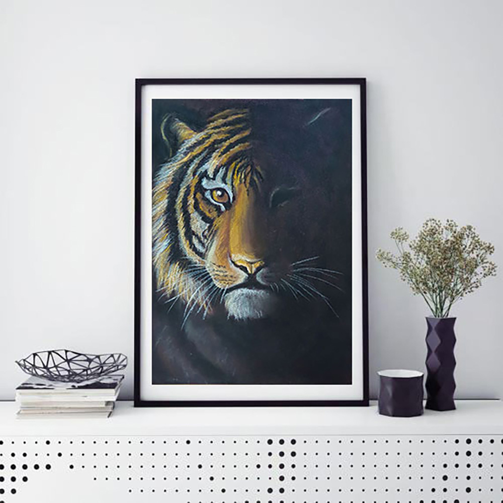 Buy painting online Singapore Exquisite Art Yulia McGrath Winter Tiger