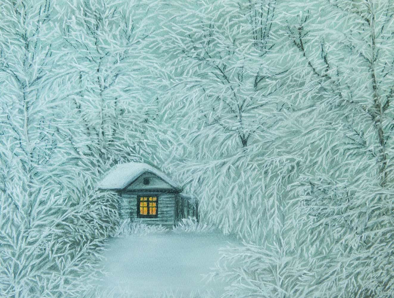 Buy painting online Singapore Exquisite Art Yulia McGrath Winter Quietness