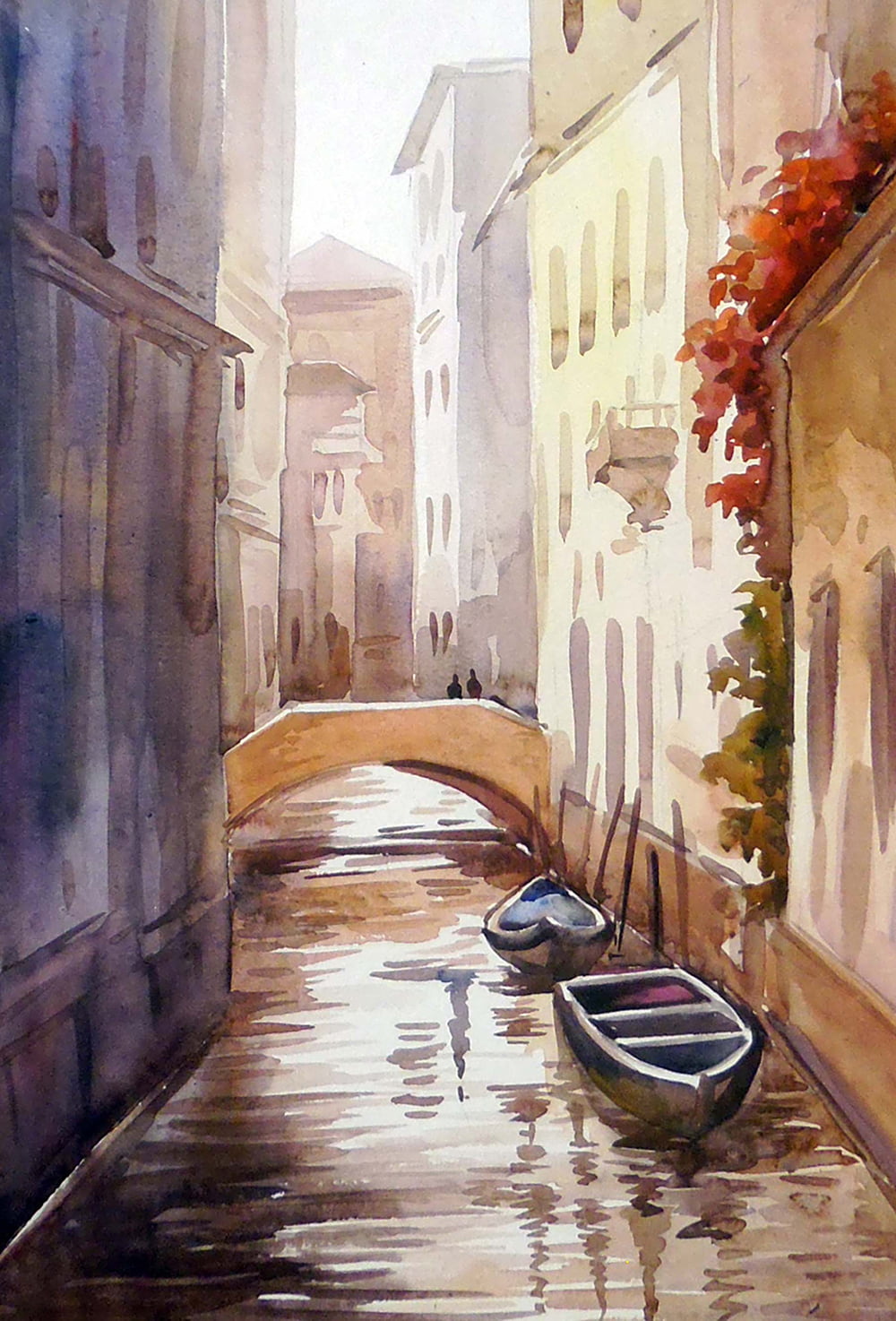 Venice – Canal in The Early Morning, Samiran Sarkar (India) - Exquisite Art