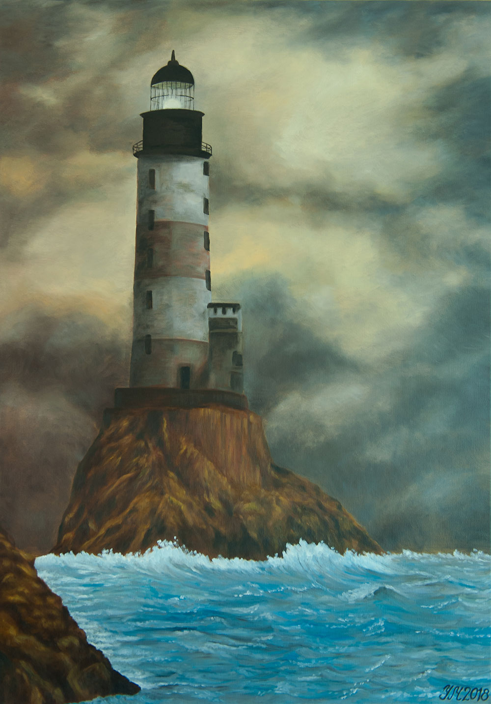 Buy painting online Singapore Exquisite Art Yulia McGrath Atomic Lighthouse