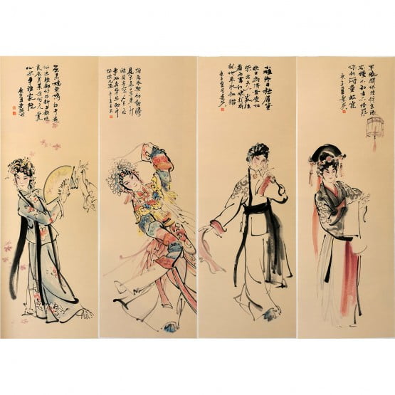 Suying Liu Characters of Ancient Chinese Opera