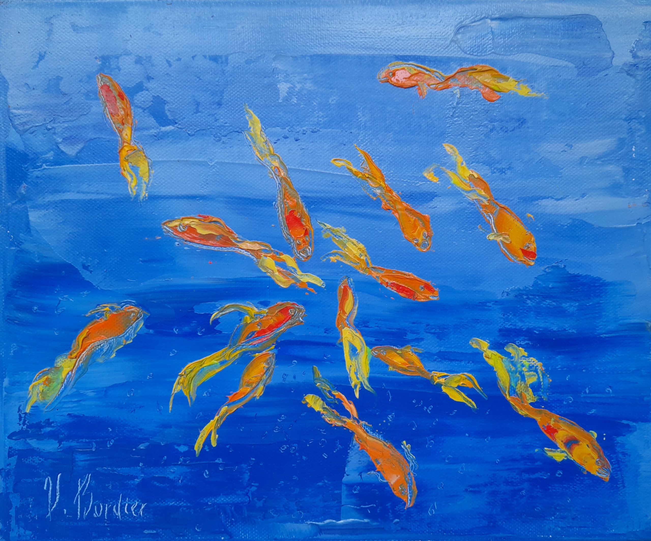 Golden Fish, Victoria Bordier - Exquisite Art