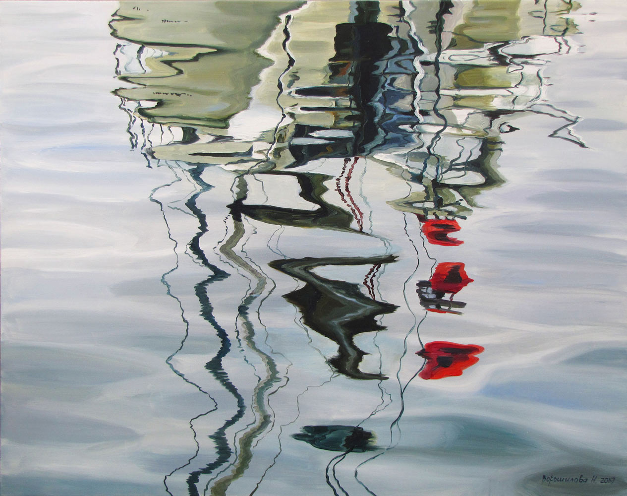 Exquisite Art Natalia Novikova Reflection. Masts