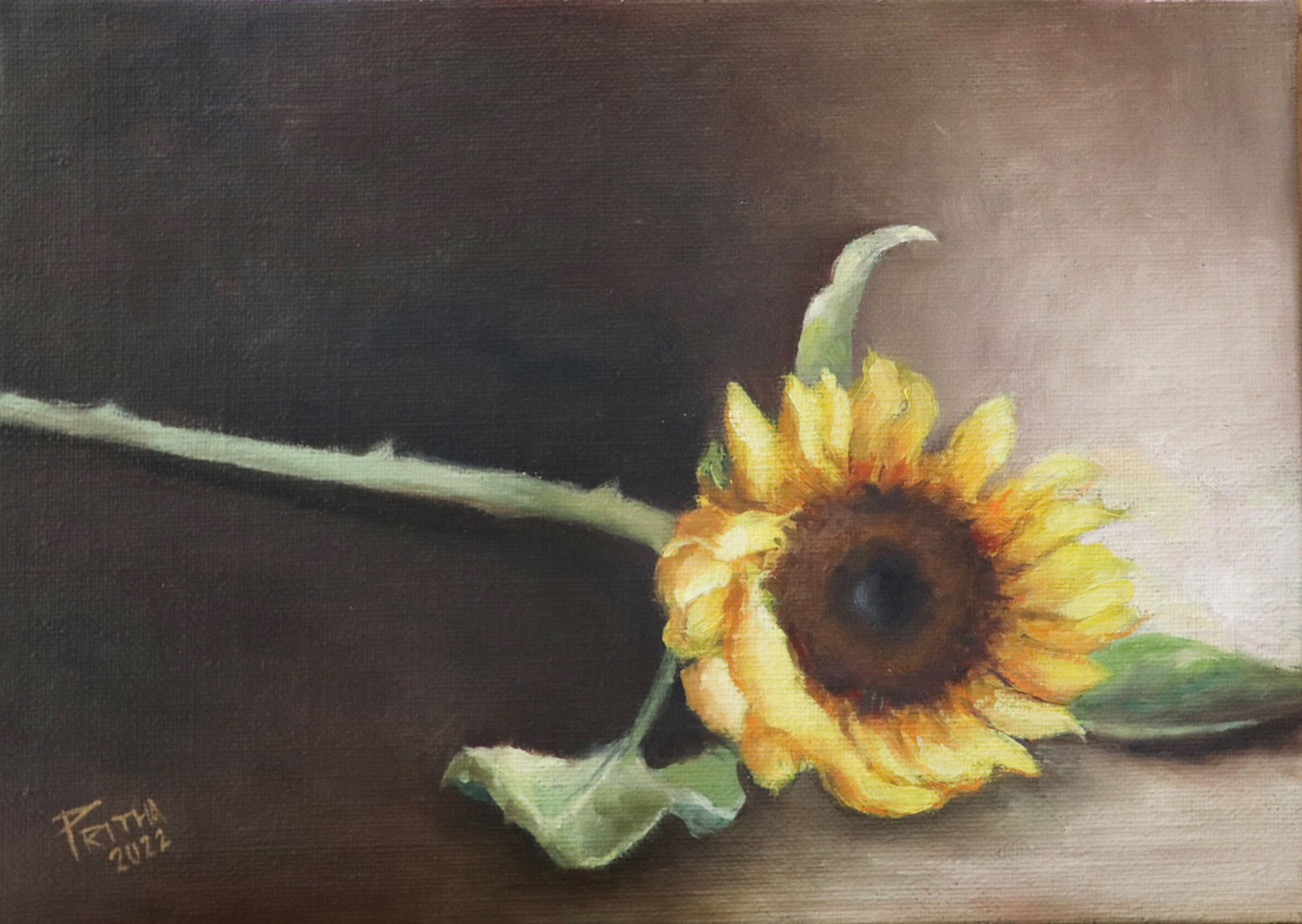 Buy painting online Singapore Exquisite Art Pritha Bhadra Sunflower