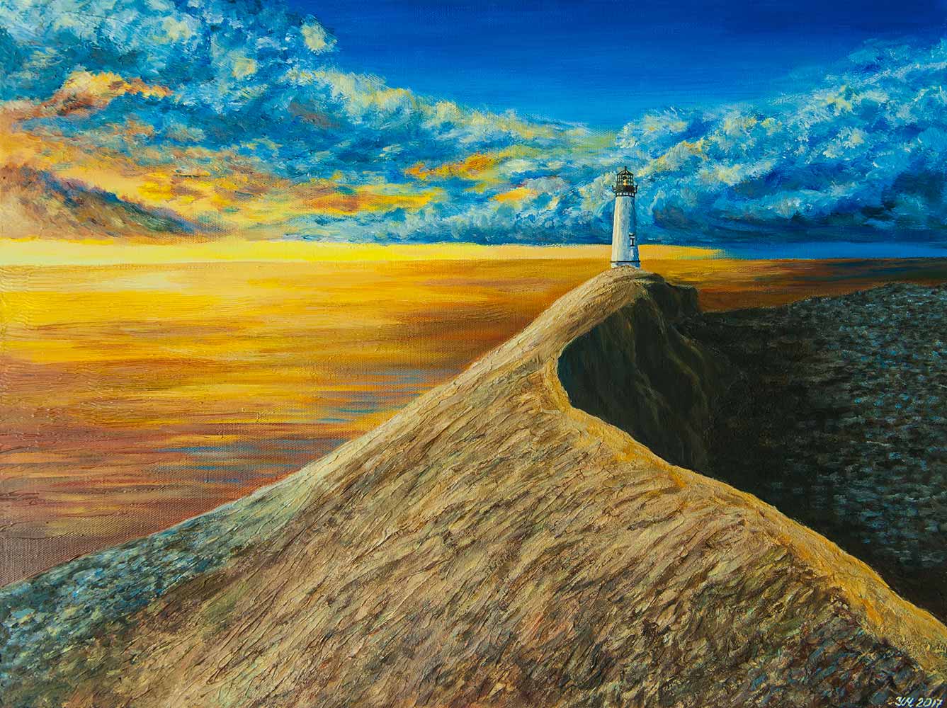 Buy painting online Singapore Exquisite Art Yulia McGrath Lighthouse