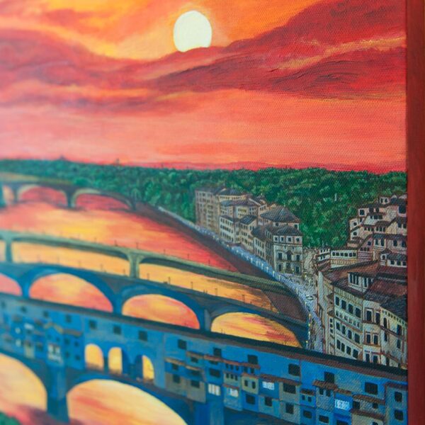 Buy painting online Singapore Exquisite Art Yulia McGrath Sunset in Florence